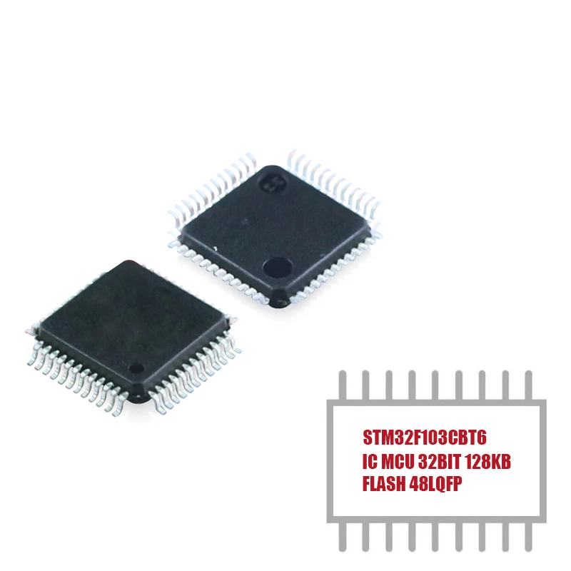 My Group Asia 1 шт. STM32F103CBT6 IC MCU 32-разрядный 72 МГц 128 Кб (K x 8) флэш-микроконтроллер |