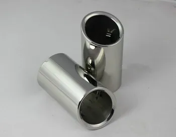 

CHROME EXHAUST MUFFLER TIP PIPE For VOLVO S60 2.0T 2011 2012 2013