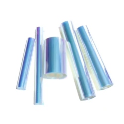 Aurora Reflective Stickers for DIY Crafts and Jewelry Making (Blue 10x100cm)