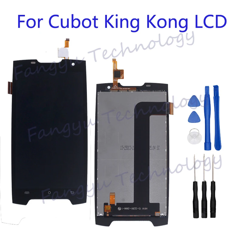 

5.0 inches for Cubot King Kong LCD touch screen digitizer replacement for Cubot Kingkong LCD display screen repair parts+tool
