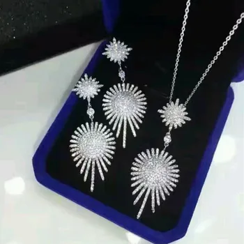 

cp125 Luxury Wedding&Party Jewelry for Women, Fashion cute&sweet AAA CZ fancy stones crystal shinning long drop tassel pd