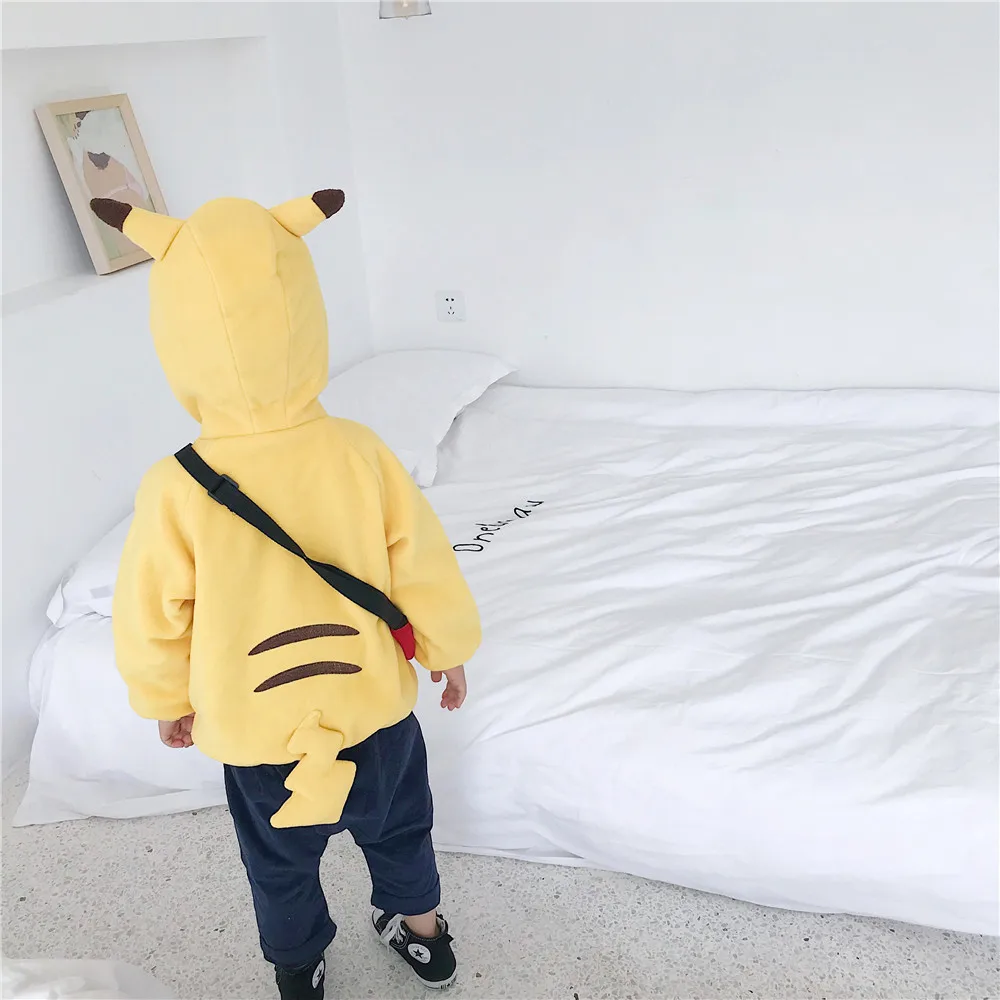 Tonytaobaby/зимняя одежда; новое бархатное пальто с рисунком для маленьких мальчиков и девочек; детская куртка
