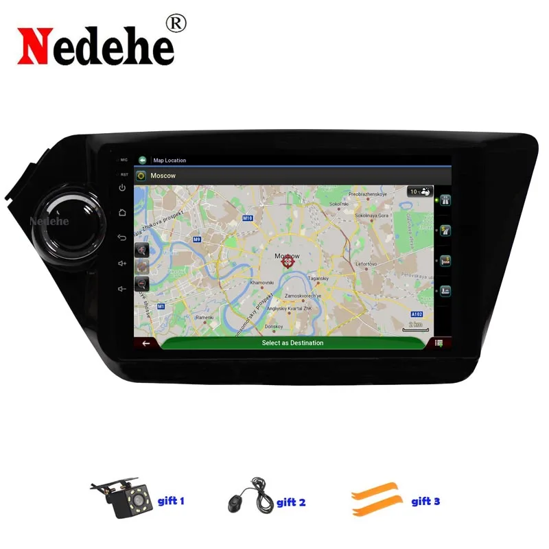 2 din 9 дюймов Восьмиядерный 4G + 64G Android 0 автомобильный dvd плеер GPS навигация для Kia RIO K2