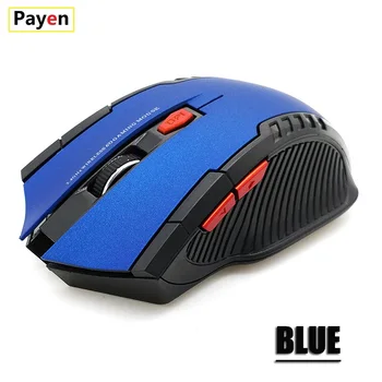 Nuevo ratón inalámbrico de 2,4 GHz con receptor USB para Gamer, 2000DPI, para ordenador, PC y portátil