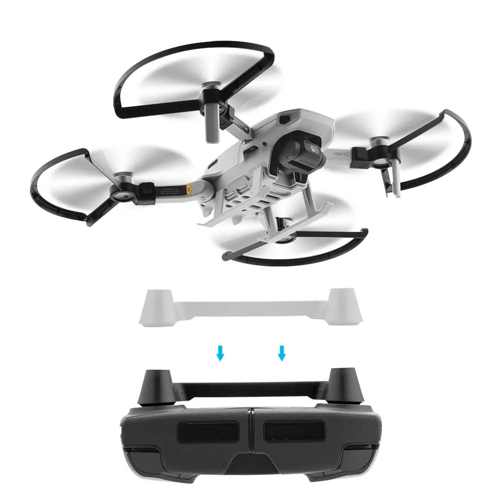 Buy Quick Release Anti-collision Protective Propeller Guards Remote Control Rocker Protector for DJI Mavic Mini Drone Accessory
