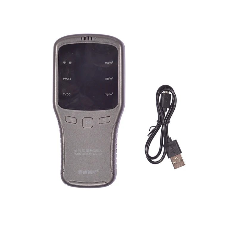 

Digital Formaldehyde Detector Multifunctional Gas Analyzer Air Quality HCHO TVOC PM1.0 PM2.5 PM10 Monitor for Household Car