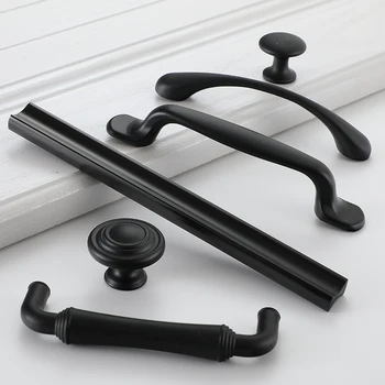 YUTOKO Black Handles for Furniture Cabinet Knobs and Handles Kitchen Handles Drawer Knobs Cabinet Pulls Cupboard Handles Knobs