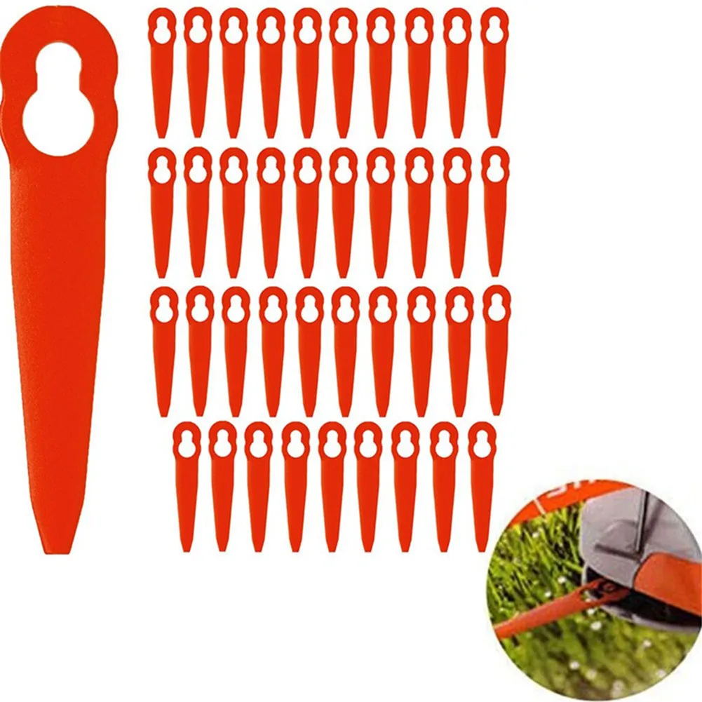 40PCS Plastic Blades Blade For STIHL PolyCut 2-2 Plastic Replace Durable 
