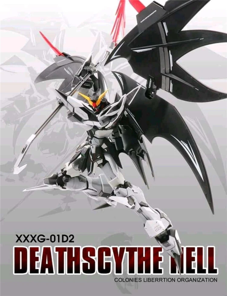 Супер Нова Гандам MG 1/100 Deathscythe Hell XXG-01D2 мобильный Костюм Аниме Фигурка пластиковая модель комплект