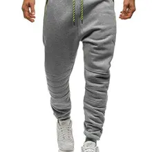 Zogaa мужские повседневные брюки осенние брюки облегающие спортивные штаны хлопковые джоггеры лоскутные брюки для бодибилдинга спортивные брюки