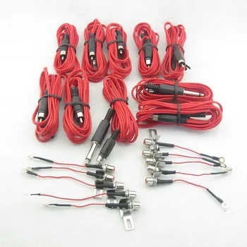 

10 Sets Economic Tattoo Power RCA Plug & RCA Adaptor Cord Set For Permanent Makeup Tattoo Power Accessories Supply