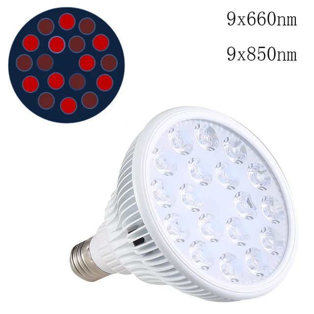 All Red 660nm Supplemental 54w Led Grow Light Indoor Lamp For Hydro Flowering Indoor Greenhouse Lights Bulbs Led Grow 50w Led Growgrow Light Aliexpress