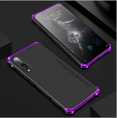 Металлический корпус для телефона Xiaomi mi 9SE тонкий жесткий чехол Alu mi nium Hybrid PC Shell для Xiaomi mi 9 SE Чехлы для Xiaomi mi 9 se - Цвет: Black Purple