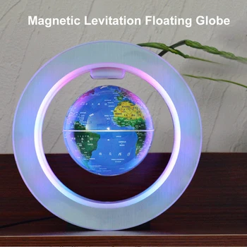 

4 Inch Magne-tic Levitation Floating Globe For Kids Gift with LEDs Light Levitating World Map Globe for Home Desk Decoration
