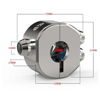 

Cafe Motorcycle Switch Latch/Momentary 1pcs 55mm 1pc 1In Horn Light Switch