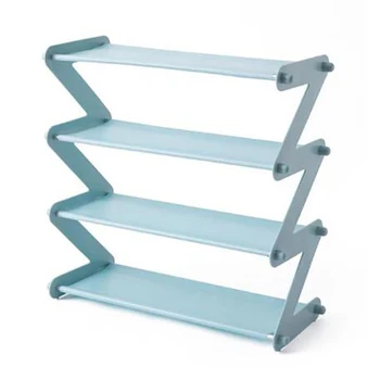 

New "Z" Shape Shoes Rack Multi-Layer Assembly Storage Holders Bookshelf Home Shoe Cabinet Organization