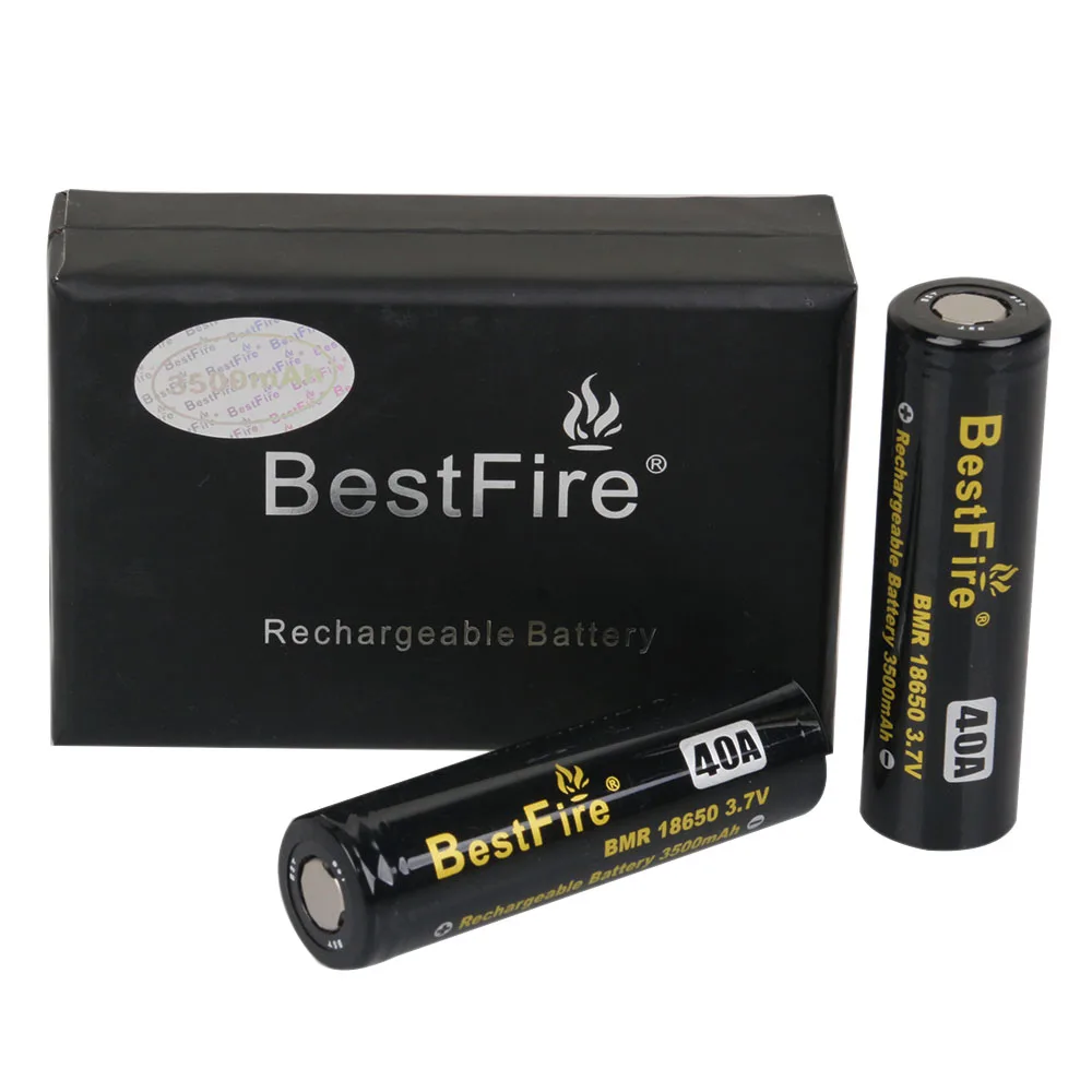 3 7 V Vape 18650 батарея BestFire 40A 3500mAh перезаряжаемая электронная сигарета Vaper литиевая