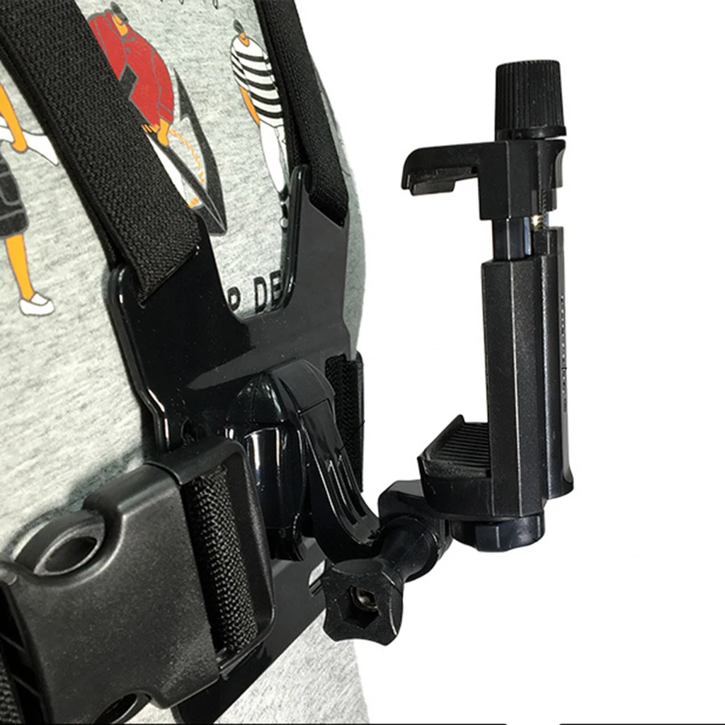 Smartphone Chest Mount - Universal Holder Compatible For iPhone Samsung Phone Mount for Filming or Photos