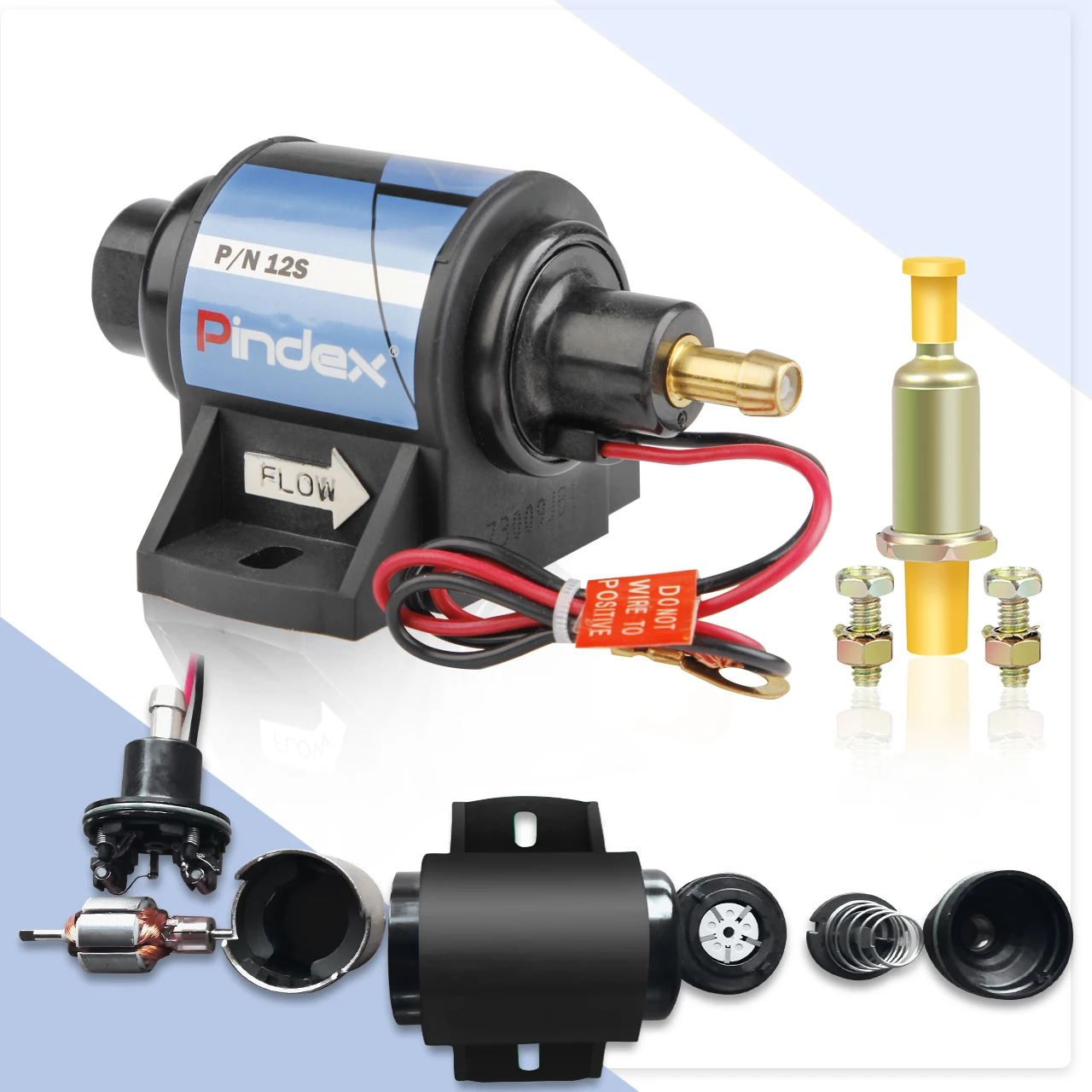 

Carbole Universal 12v 35gph 7psi Micro Electric Fuel Pump For Diesel& Gasoline Low Pressure Oil Pump