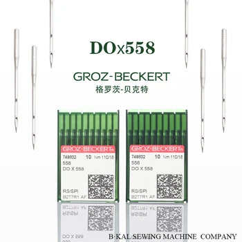 

100PCS GROZ BECKERT DOX558 Round head keyhole machine needle