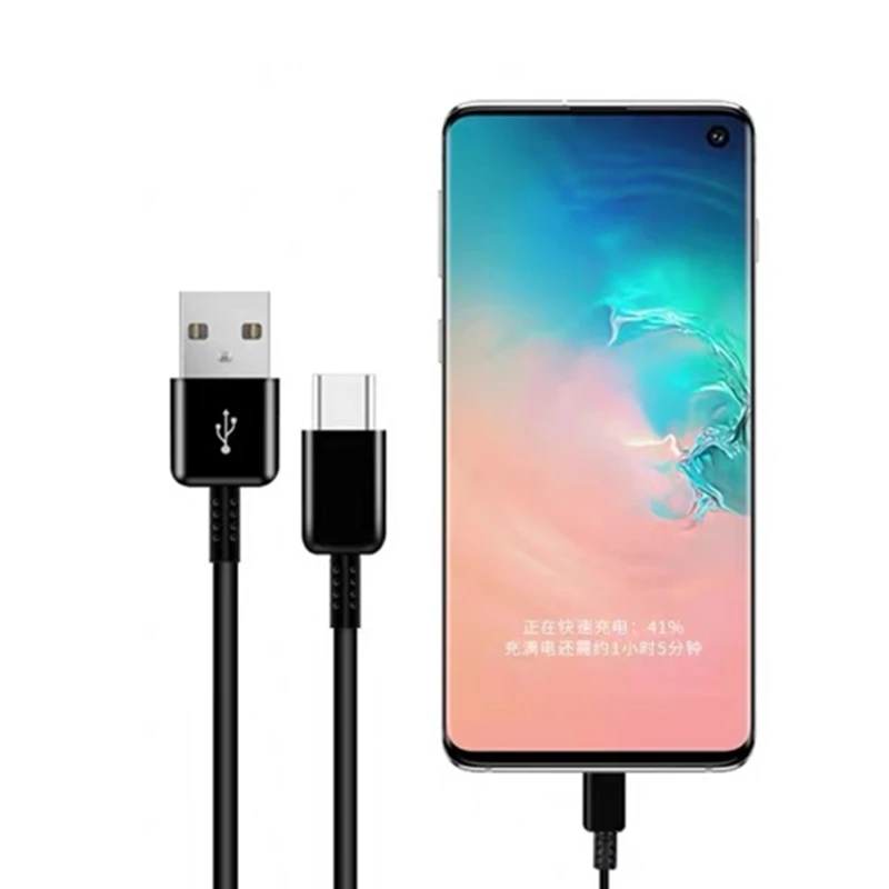 Кабель для быстрой зарядки usb type-C для samsung Galaxy S8 S9 S10 Plus Note8 Note9 Note10 A80 A80S A90 A90S USB-C кабели для передачи данных