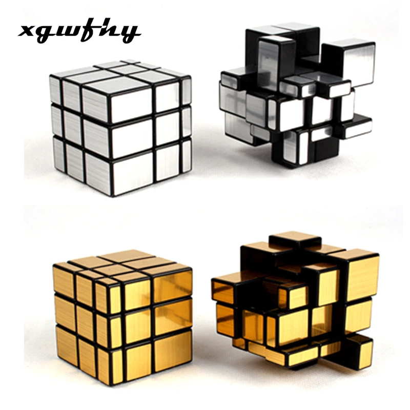 

3x3x3 Magic Mirror Cubes Cast Coated Puzzle Cube Professional Speed Magic Cube Neo Cubo Magico Education Toys For Children jm22