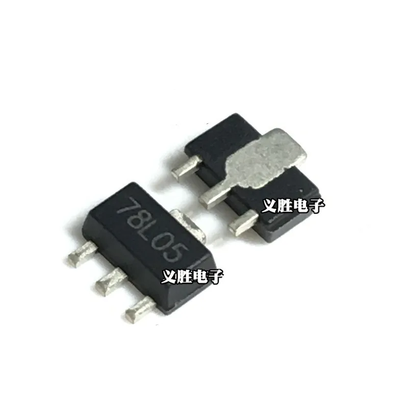 

50 Pieces CJ78L05 78L05 SOT-89 SMD 3-terminal voltage regulator