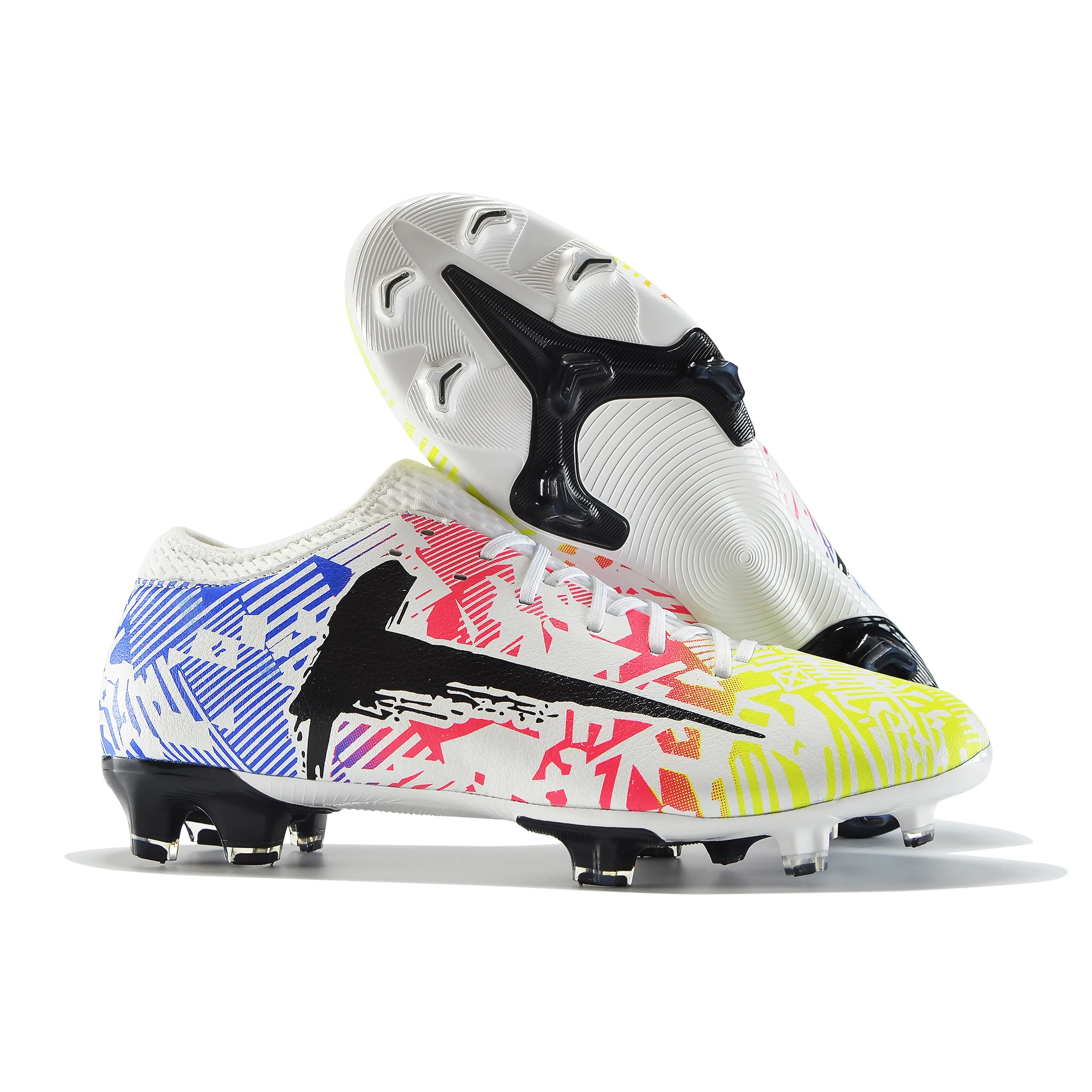 

New Soccer Shoes FG AG Men Football Shoes Low Top Cleats Training Football Boots High Ankle Sport Sneakers Mens 36-45 futebol