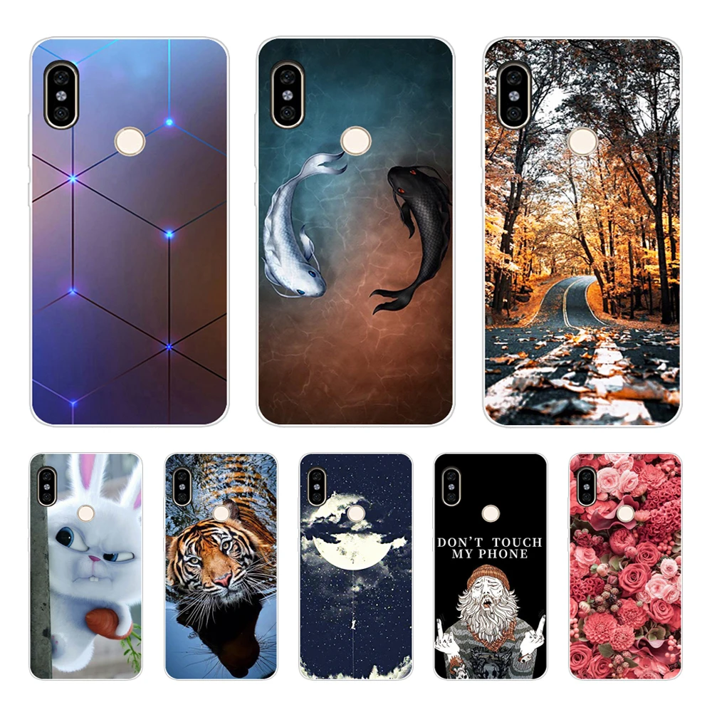 

Silicone Case For Xiaomi Redmi Note 5 Case 5.99' Print Cute Cat Cover Phone Cases for Xiomi Redmi note 5 note5 pro fundas Coque