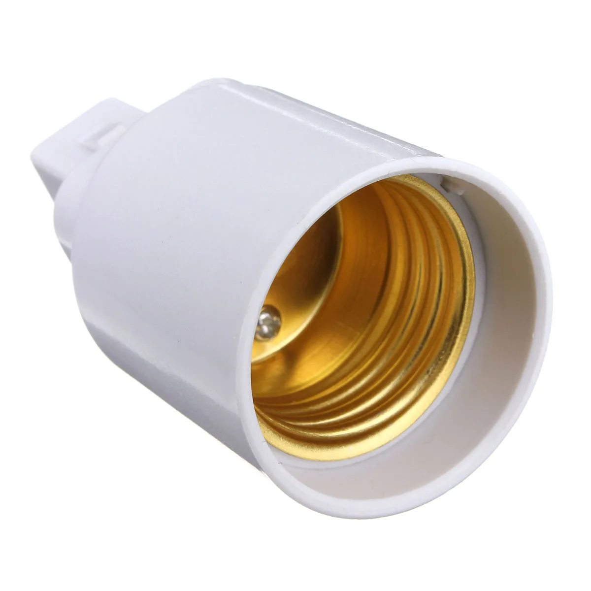Jiguoor Белый ABS led G24 к E27 гнездо База Галогенные компактные люминесцентные лампы