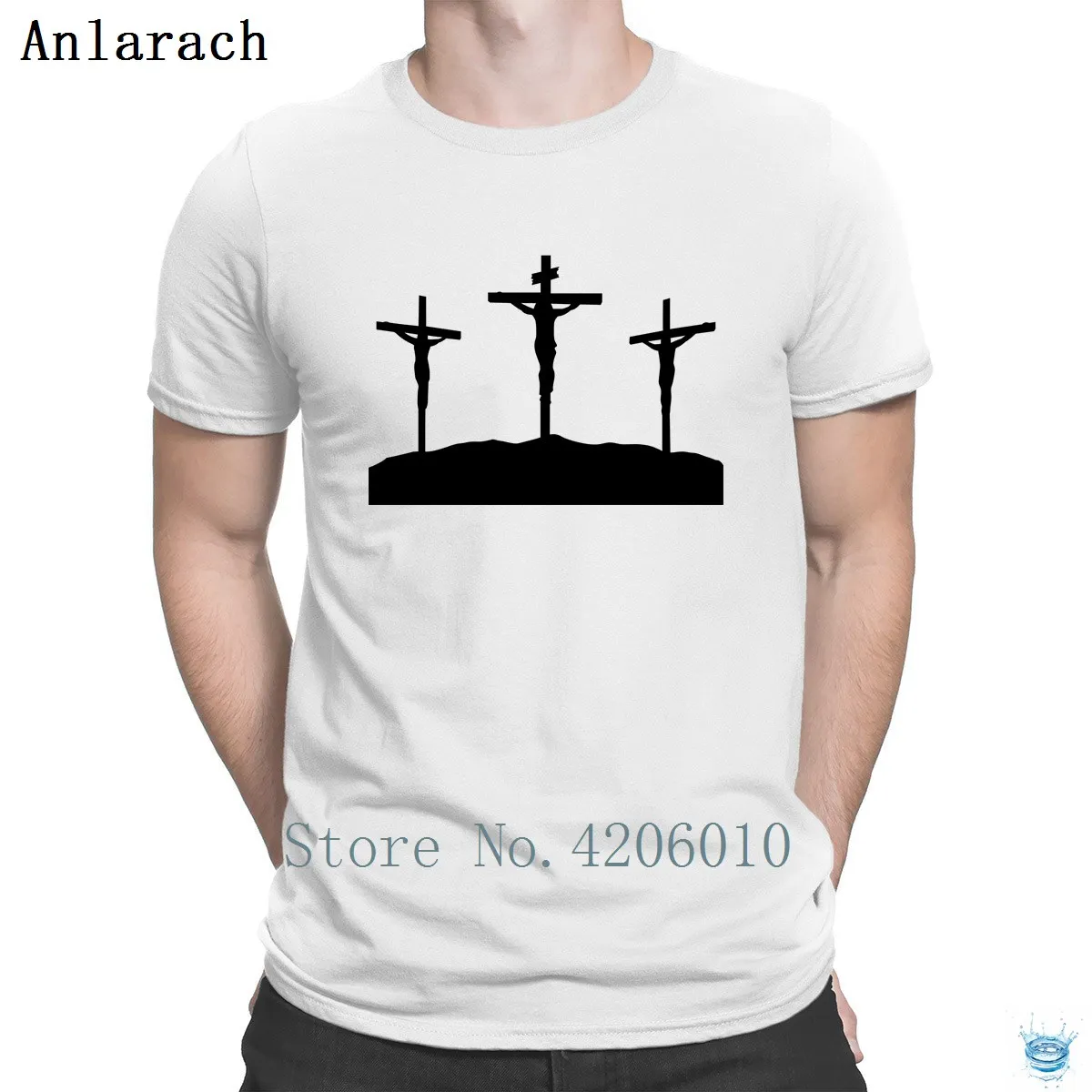 Crucifixion At Sunset Tshirt Comical Basic Solid Famous Summer Men's Tshirt Designs Vintage Family Anlarach S-3xl