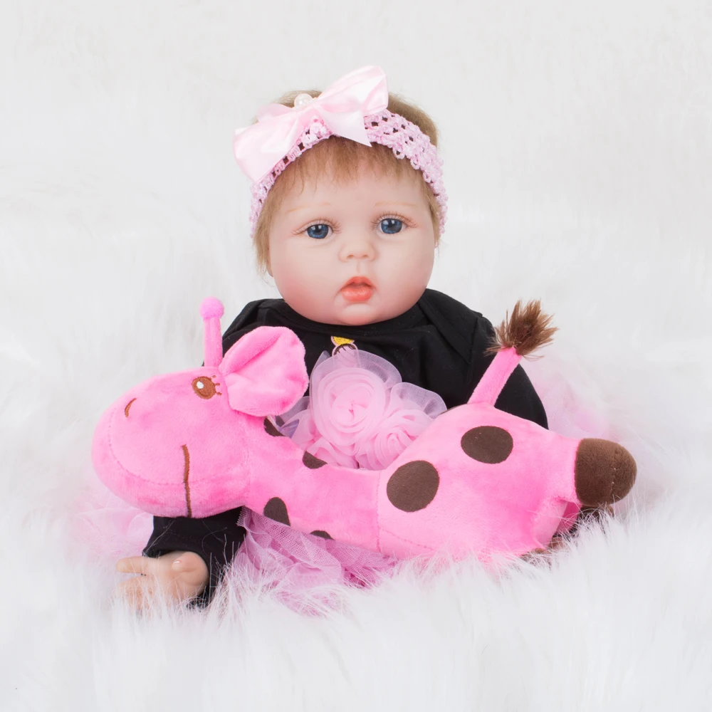 2" Реалистичная кукла для новорожденных Bebe, тканевая кукла для тела, Реалистичная улыбка, Детская кукла, игрушка для дня детей, рождественские день рождения подарки 55 см