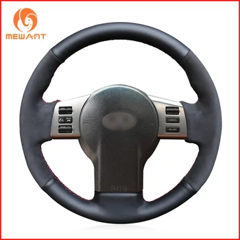 

MEWANT Black Genuine Leather Car Steering Wheel Cover for Infiniti FX FX35 FX45 2003-2008 Nissan 350Z 2003-2009 Parts