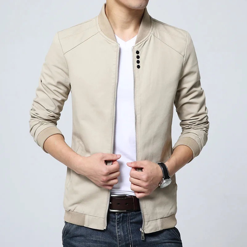 Jacket Men Casual 2016 Autumn New Fashion Men Jacket Coat Solid Slim Windbreaker Jackets Male Jacket Coat For Men Outwear