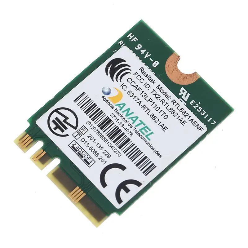 RTL8821AE M.2 802.11AC WiFi адаптер карта беспроводная Netowrk карта для ноутбука lenovo