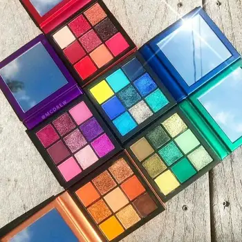 

Cmaadu 9 Colors Eye Shadow Shimmer Metallic Pigments Beauty Eyeshadow Powder Makeup Palette Natural Makeup Palete