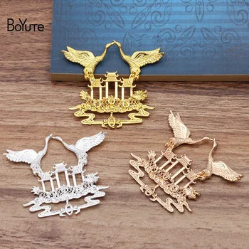 

BoYuTe (5 Pieces/Lot) Factory Direct Wholesale DIY Metal Alloy Jewelry Accessories 56*61MM Crane Findings