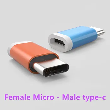 

FFFAS Type-C Jack Charger Adapter Type Cable Charging Converter for Xiaomi mi6 Macbook Letv 2 Lenovo Zuk Z1 Google Nexus 5X 6P