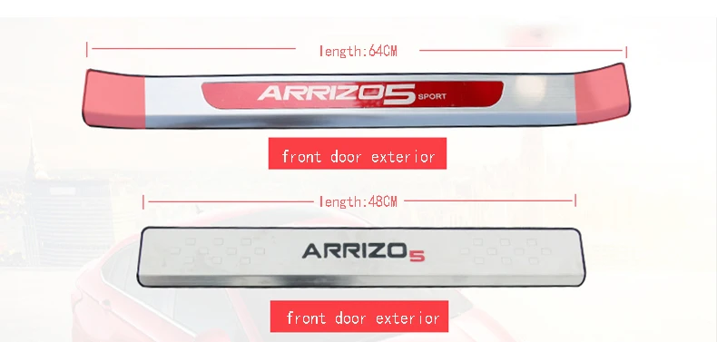 Для Chery ARRIZO5 ARRIZO 5 Добро пожаловать педаль из нержавеющей стали Модифицированная дверная порога педаль заднего охранника автомобильные аксессуары