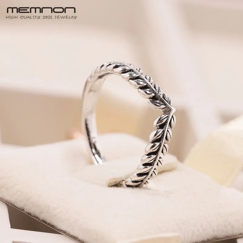 Memnon,, 925 пробы, серебряные семена, wishbone, кольца для женщин, серебро 925, кольцо anillos bague, хорошее ювелирное изделие, аксессуары для женщин