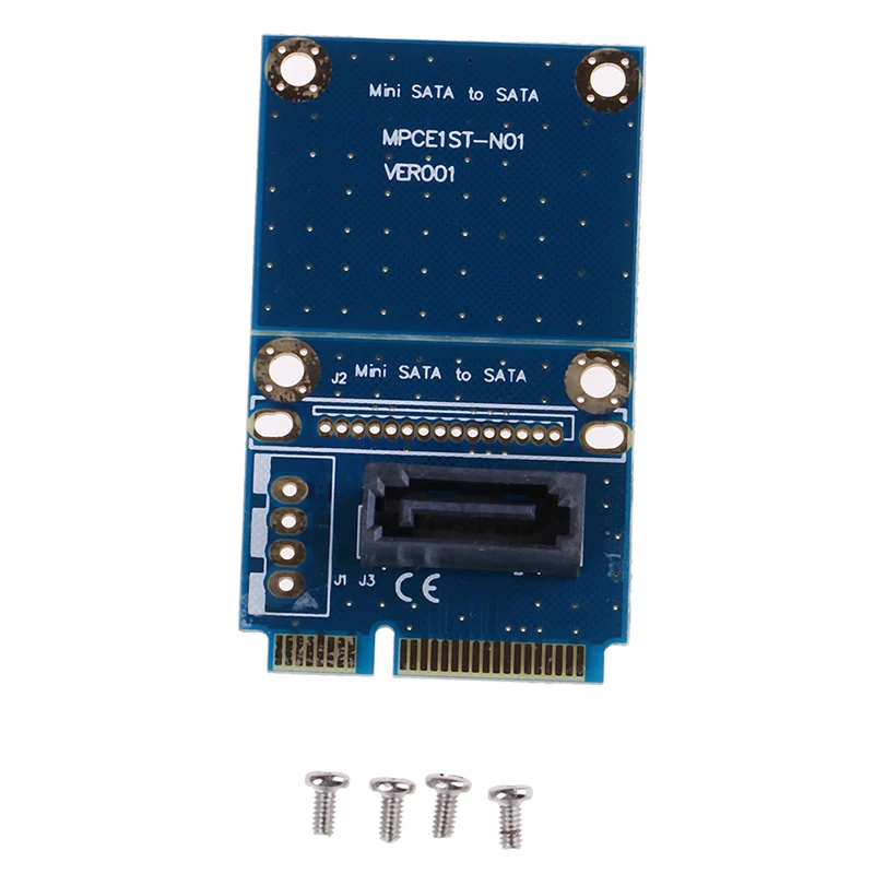 MSATA Mini PCI e Express SATA SSD слот к 7 контактному HDD конвертировать адаптер