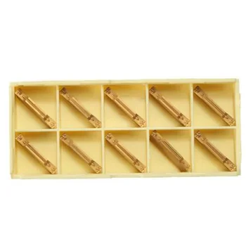 

10pcs Carbide Inserts For MGEHR/MGIVR Slotted Cutting Chip flow-control