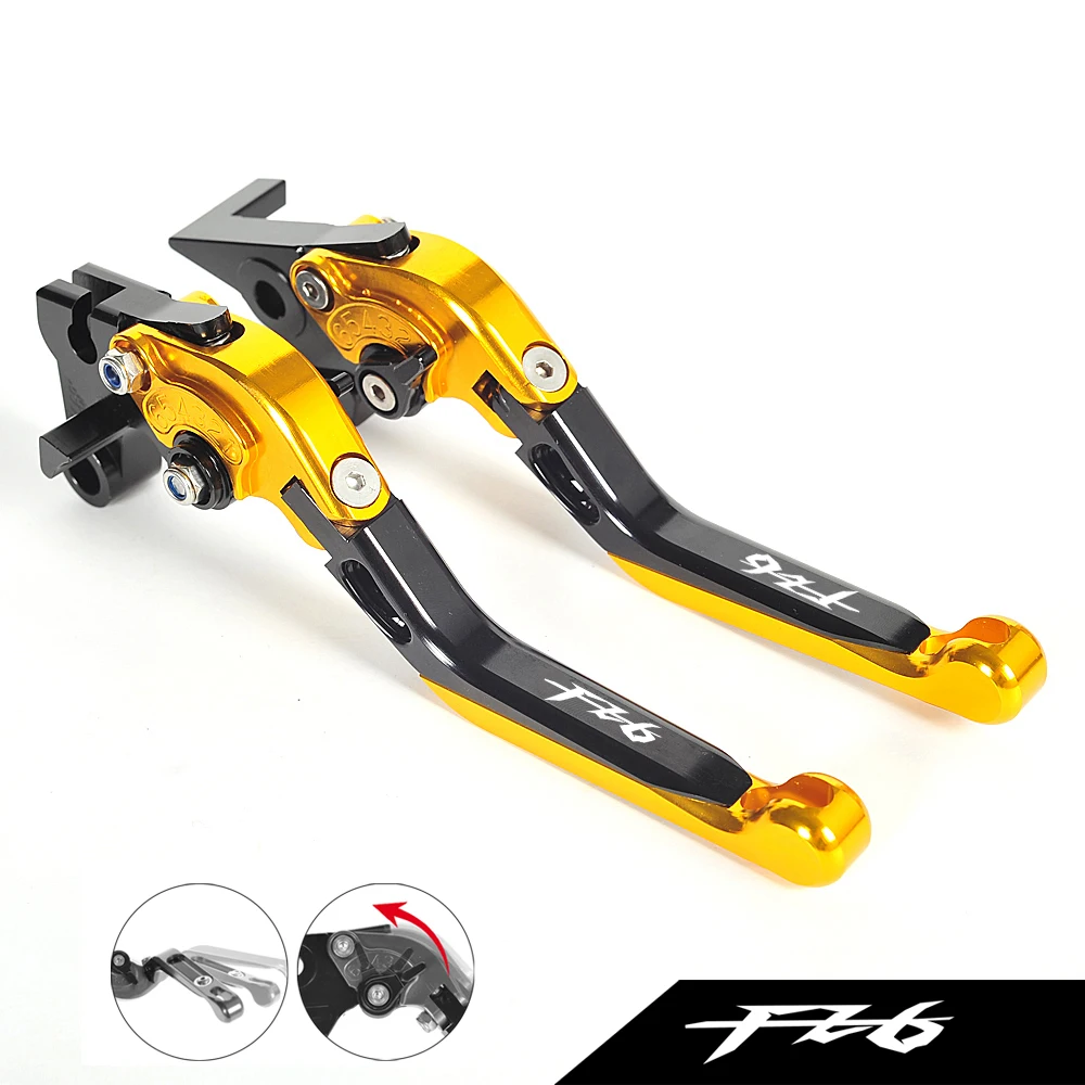 

CNC Motorcycle Foldable Lever Motobike Brake Clutch Levers Case for Yamaha FZ6R FZ 6R 2009-2015