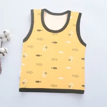 Детский Теплый жилет; коллекция года; зимний детский жилет с начесом для мужчин и женщин