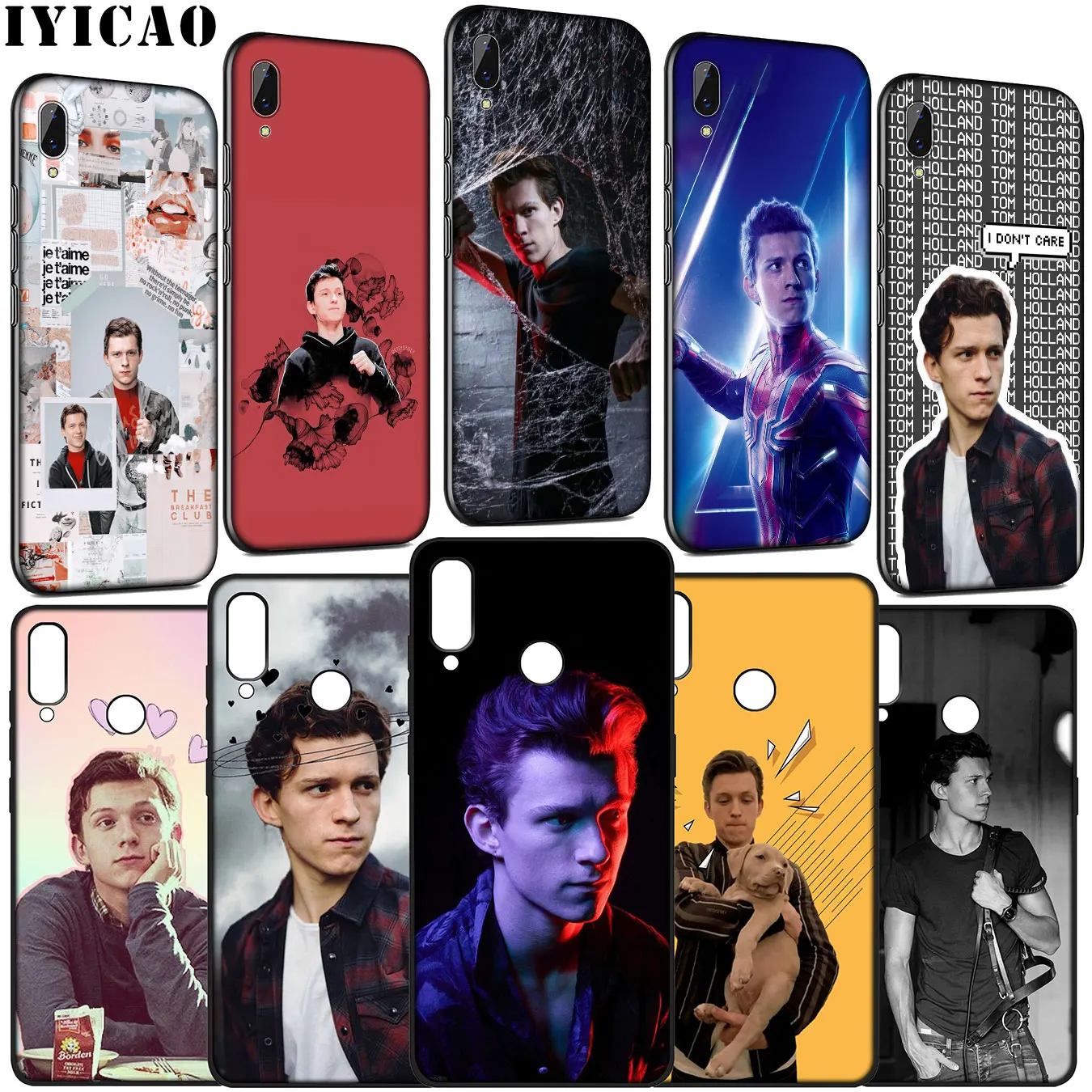 Мягкий силиконовый чехол IYICAO для Huawei Y9 Y7 Y6 Prime 2019 Honor 20 10 9 9X 8C 8X 8 Lite 7C 7X 7A Pro |