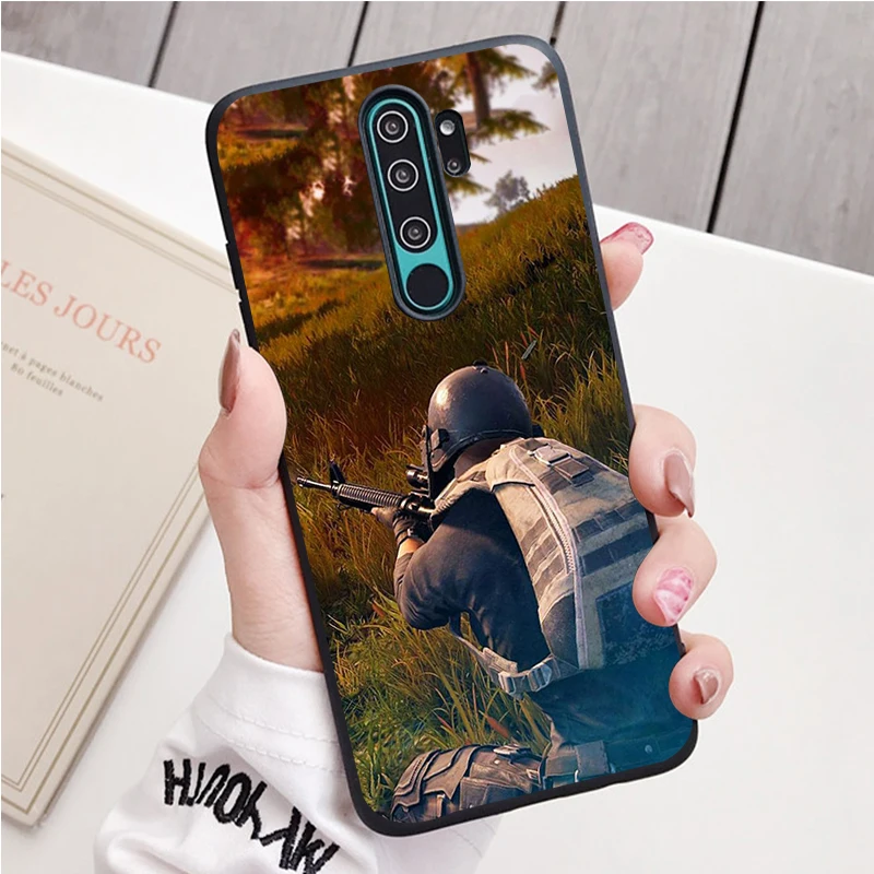 Pubg Silicone Ốp Lưng Điện Thoại Redmi Note 8 7 Pro S 8T Cho Redmi 9 7A Bao xiaomi leather case card