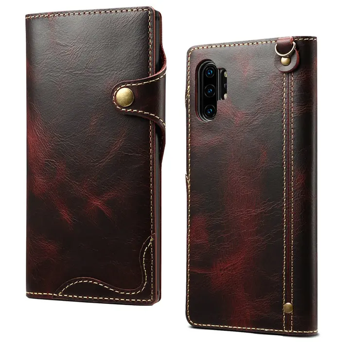 Note10+ настоящая кожа для Coque samsung Note 10 чехол Note10 samsung Note 10 Plus 5G чехол для samsung Galaxy Note 10 Pro Etui