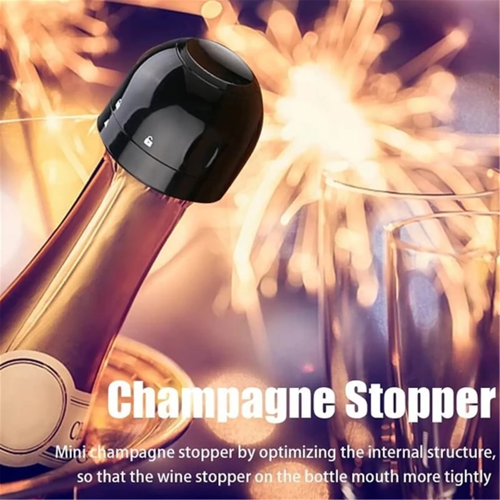Champagne Stopper Professional Silicone Sealed Bottle Sealer For Sparkling Red Wine Saver Plug | Дом и сад
