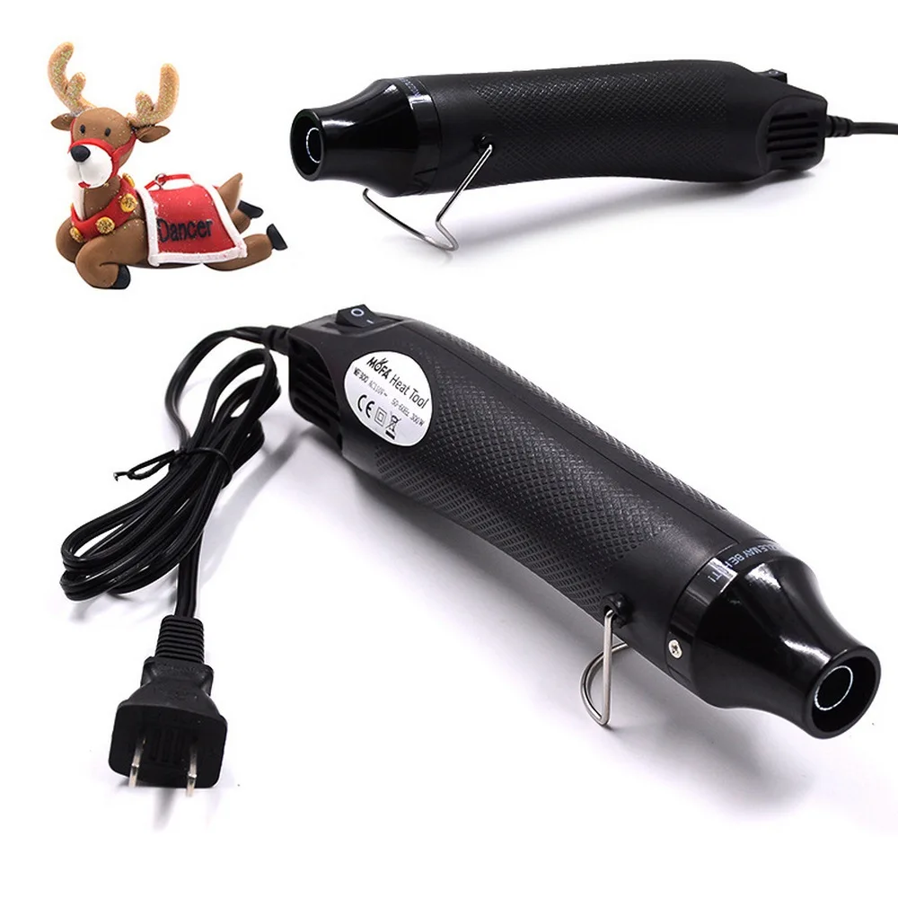 

Thermostatic Hot Air Gun Heat Shrinkable Film Setting Tool Rubber Stamp DIY Manual Clay Mud Heating Clay Hair Dryer