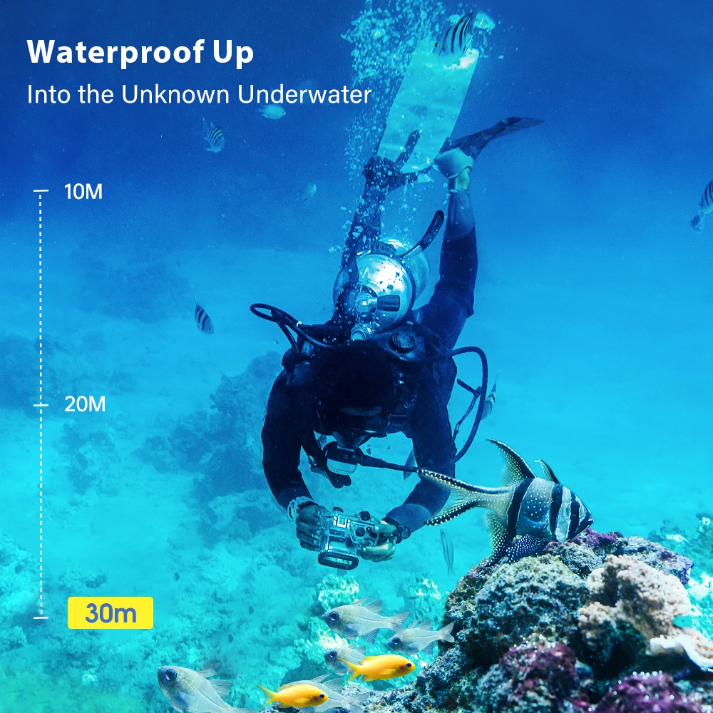 4K Action Camera Underwater Waterproof WiFi Mini Camera JSW Mall